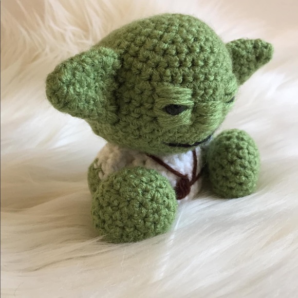 NEW Crochet Handmade Amigurumi Yoda, Star Wars - Picture 2 of 8